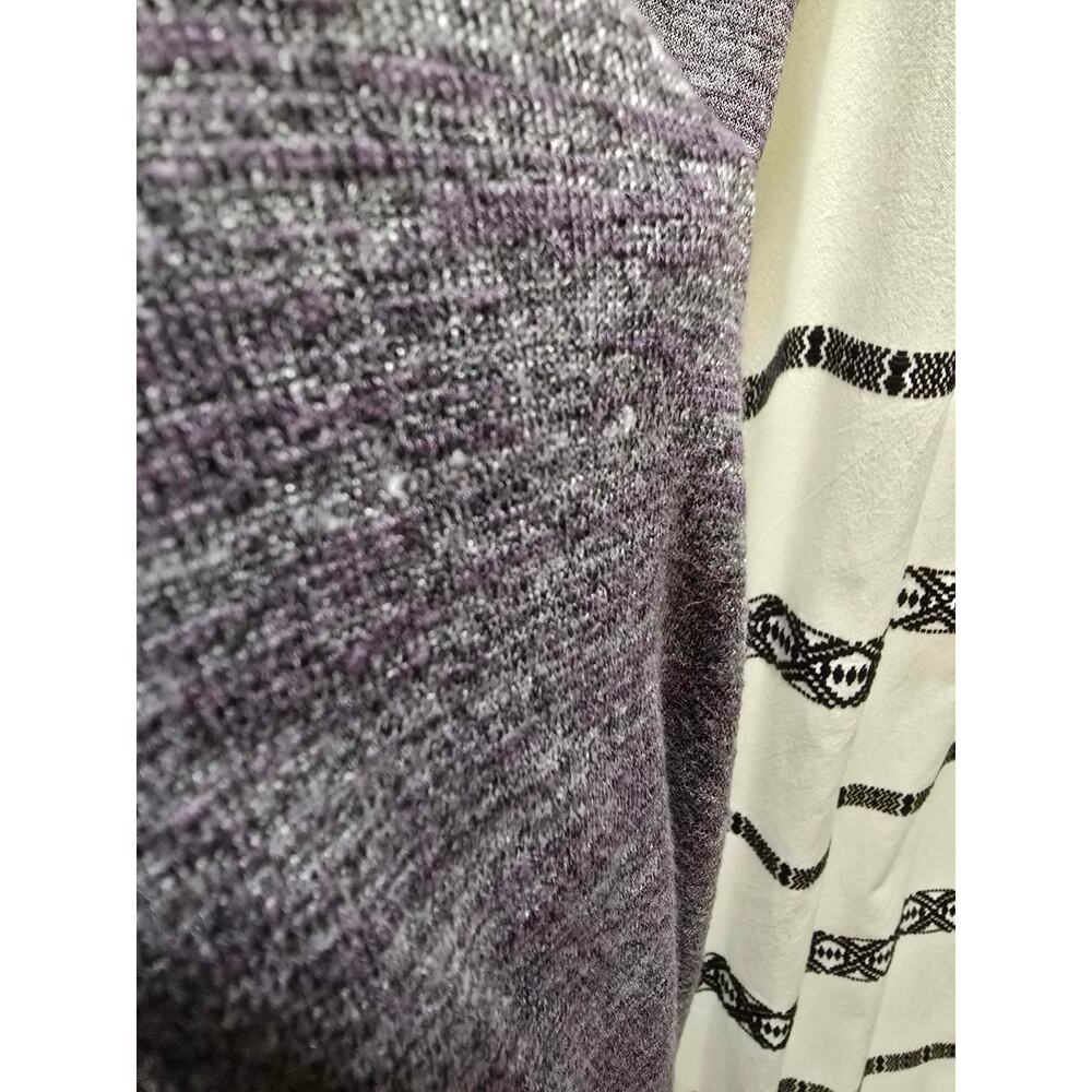 Wilfred Free purple heathered cut out back bodycon sleeveless tank dress small - Picture 4 of 10